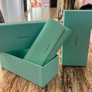 2 Tiffany & Co glasses cases w/ box